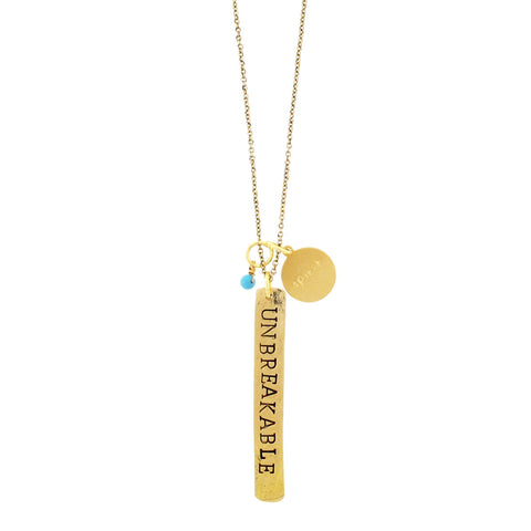 'Unbreakable/Spirit' Turquoise Necklace
