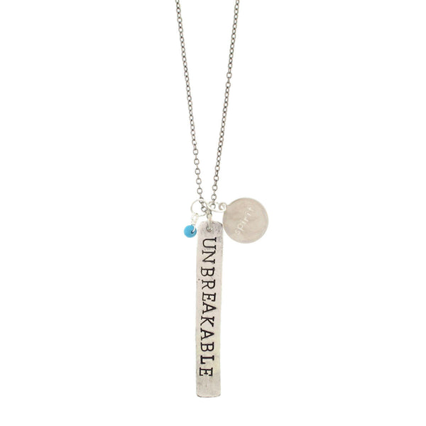 'Unbreakable/Spirit' Turquoise Necklace