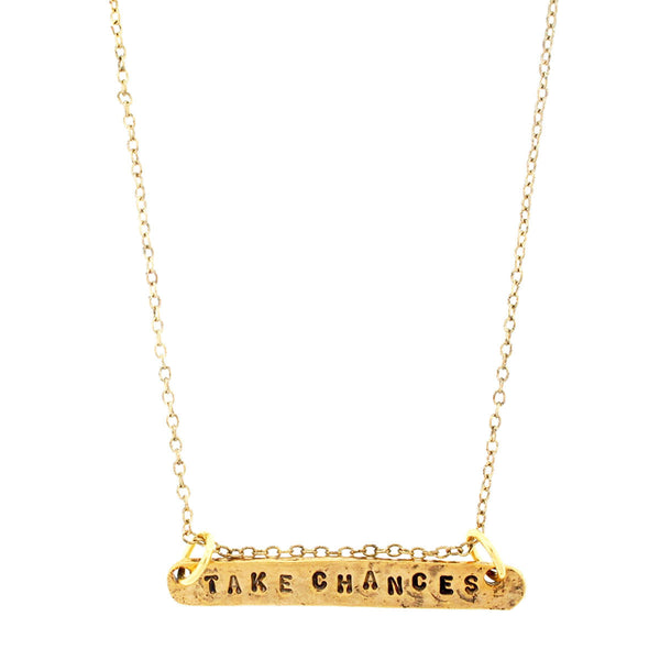 'Take Chances' Necklace