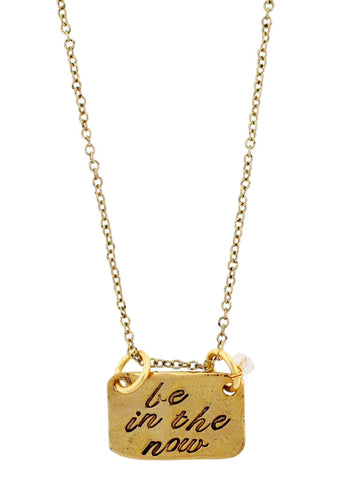 'Be In The Now' Moonstone Necklace