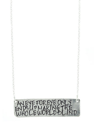 'An Eye For An Eye' Necklace