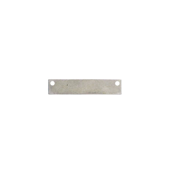 1&1/4"x1/4" Brass & Silver Nickel Narrow Bar