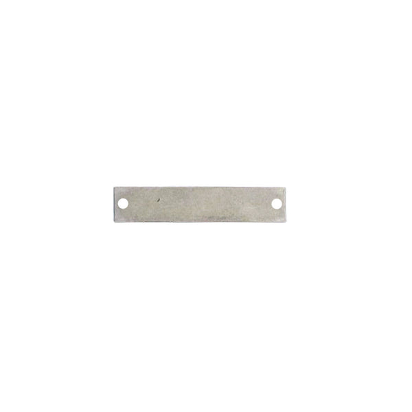 1&1/4"x1/4" Brass & Silver Nickel Narrow Bar