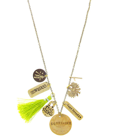 Face Your Fears Fortune Formula Necklace