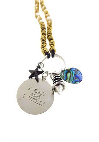 I Can and I Will Wish Amulet