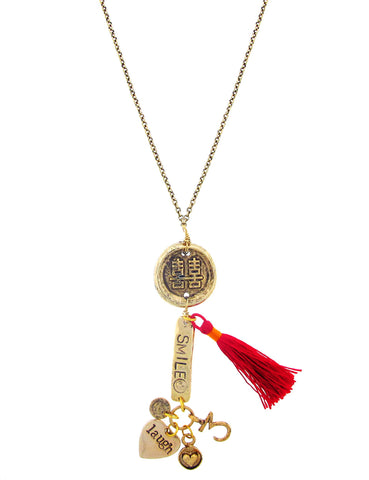 Happiness Fortune Formula Necklace