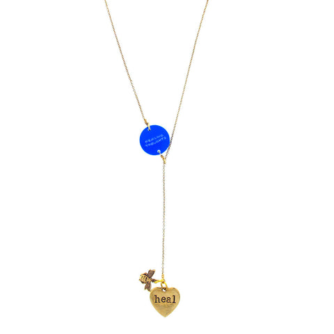 Healing Thoughts Acrylic Necklace