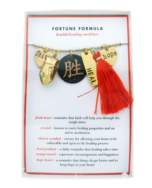 Health/Healing Fortune Formula Necklace