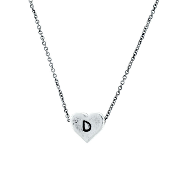 Heart Initial Necklace