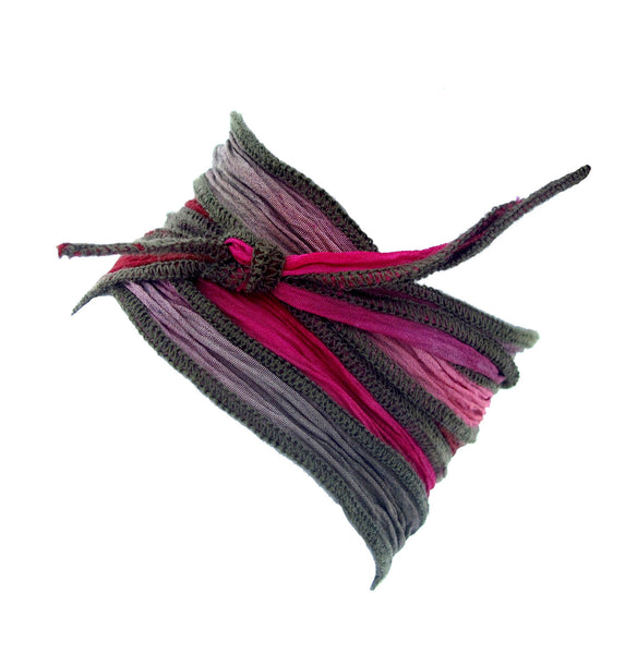 'On Wednesdays We Wear Pink' Mean Girls Silk Wrap Bracelet