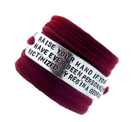 'Raise Your Hand' Mean Girls Silk Wrap Bracelet