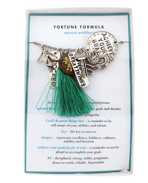 Success Fortune Formula Necklace