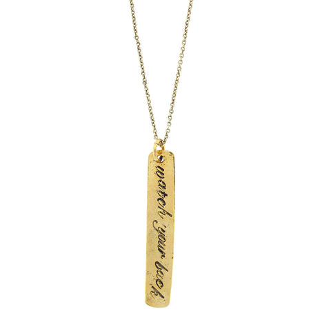 'Watch Your Back' Mean Girls Necklace