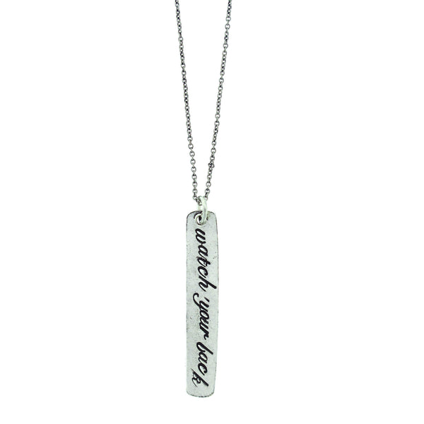 'Watch Your Back' Mean Girls Necklace