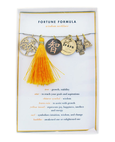Wisdom Fortune Formula Necklace
