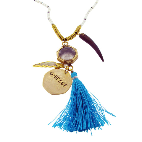 'Believe in Miracles' Wish Amulet Necklace